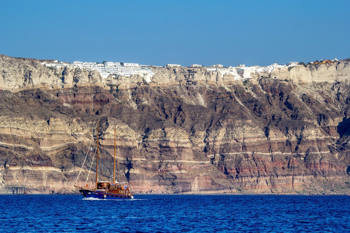 Santorini Sunset from Cliff