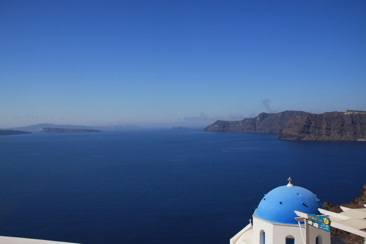 Caldera view from mountain
