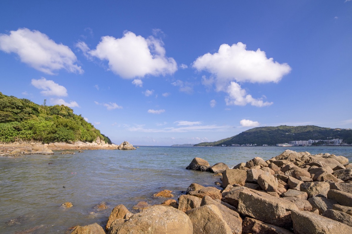 希臘島嶼白沙海景