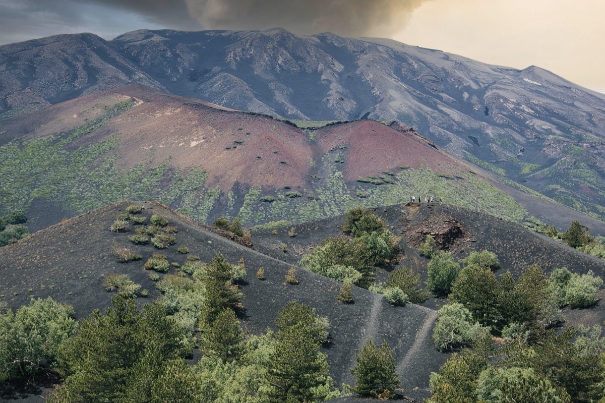 hotel in caldera view