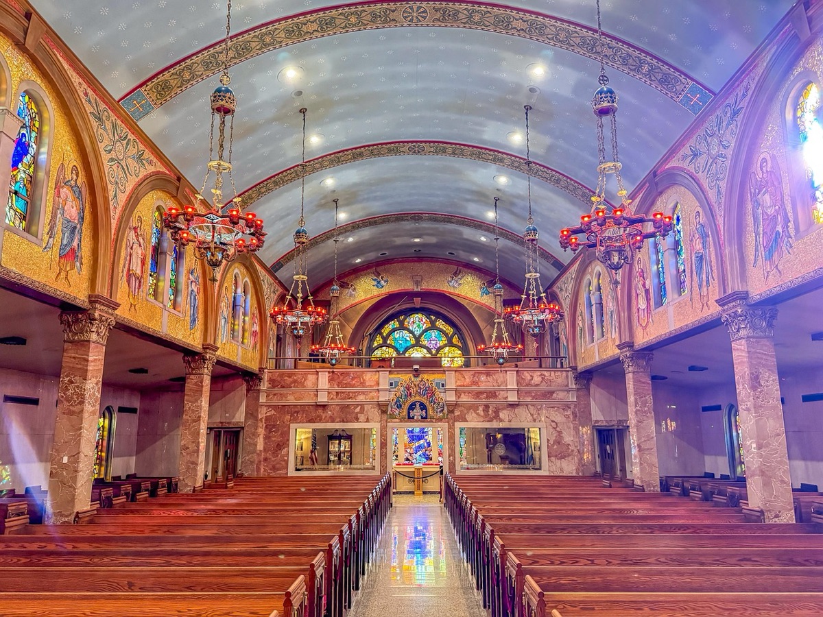 Santorini Culture: Iconic Church Interior